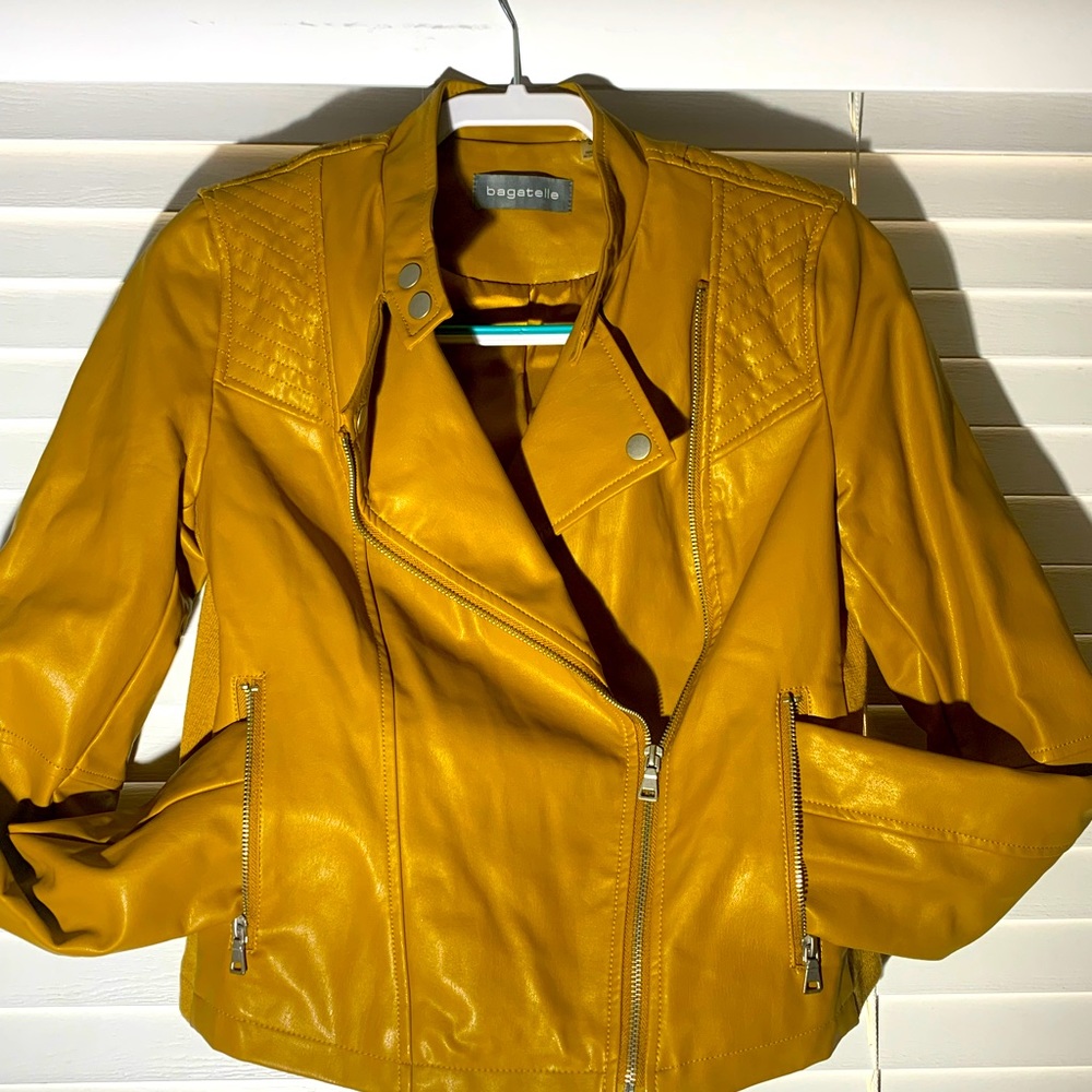 Bagatelle Faux Leather Jacket Size S
